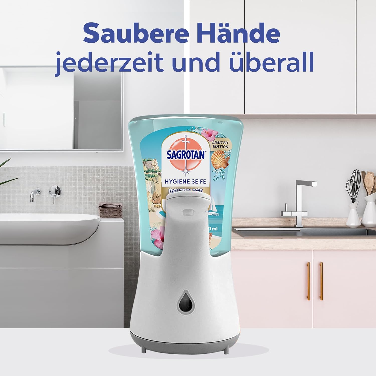 Thumbnail 3 de Sagrotan No-Touch Nachfüller Sardinia Dreams Limited Edition – 5 x 250 ml