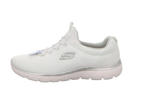 Thumbnail 1 de Skechers Summits Artistry Chic para mujer (White Mesh/Silver & Gray), talla 37.5 EU