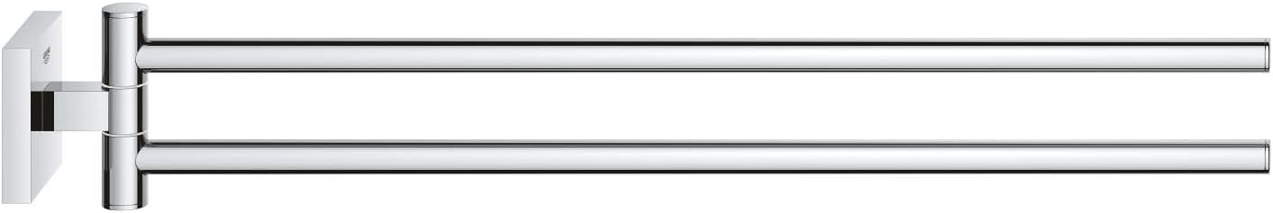 Thumbnail 2 de GROHE Start Cube Porte-Serviettes mural – 2 bras pivotants, chrome, 438 mm