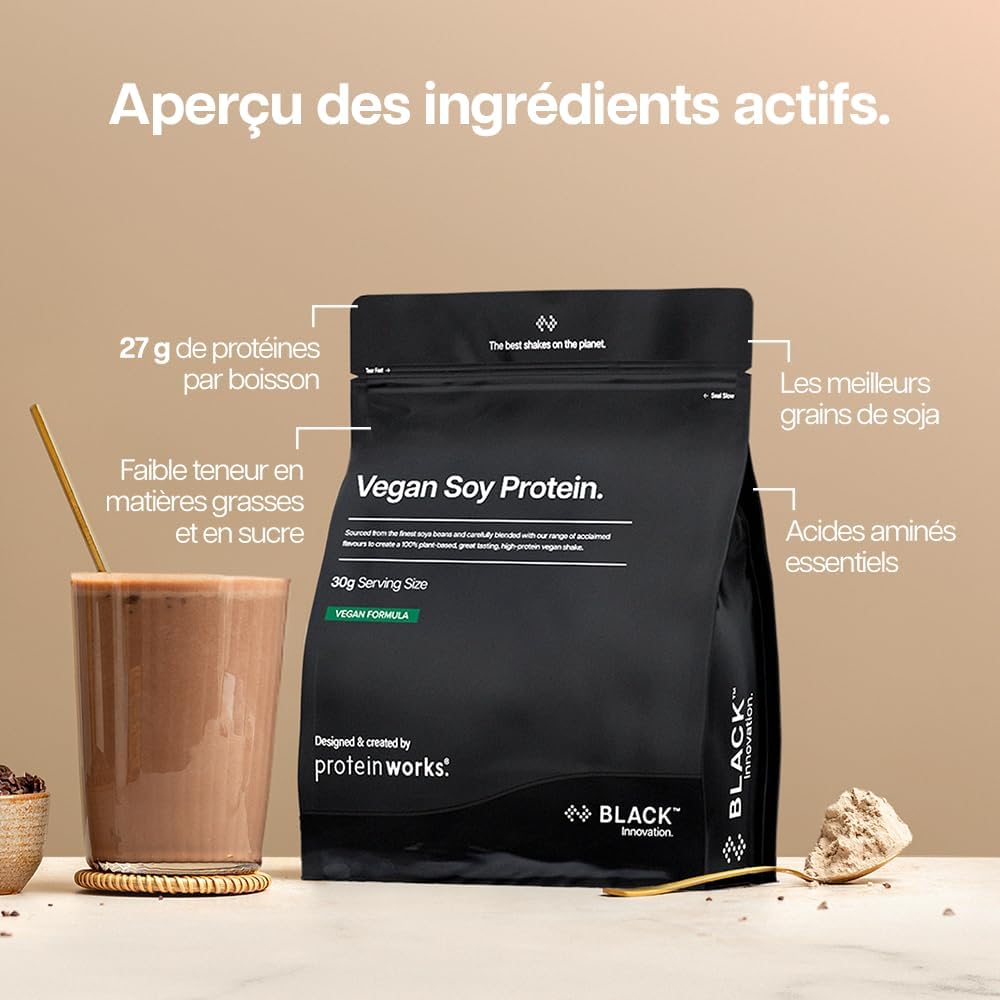 Detalle de Protéine de soja 90% The Protein Works 1 kg
