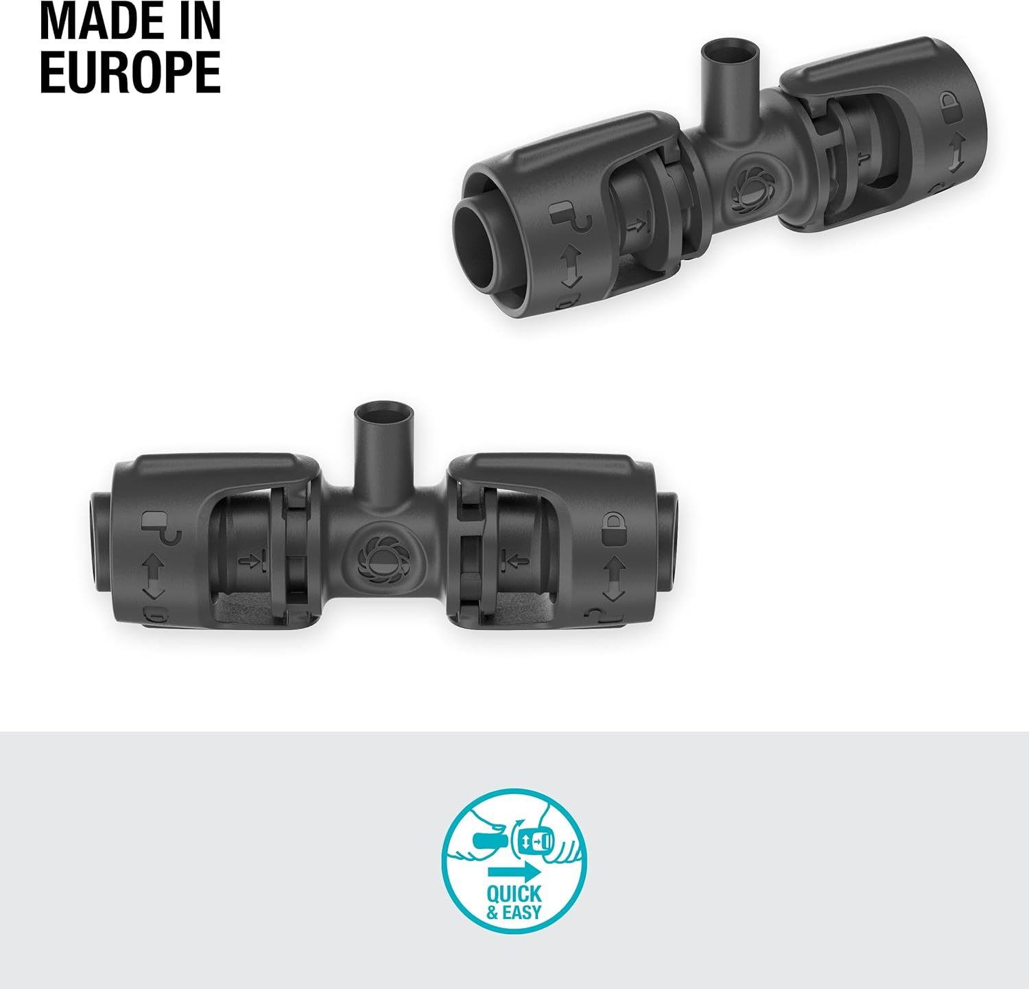 Thumbnail 1 de GARDENA Micro-Drip-System T-Stück für Sprühdüsen (13206-20) – Verbindung für 13-mm-Rohre und Sprühdüsen