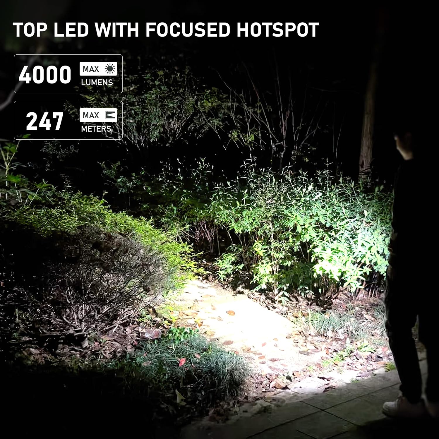 Thumbnail 3 de Sofirn IF23 LED Torch: 4000 Lumen USB-C Rechargeable with RGB Side Light and Magnetic Tail Cap