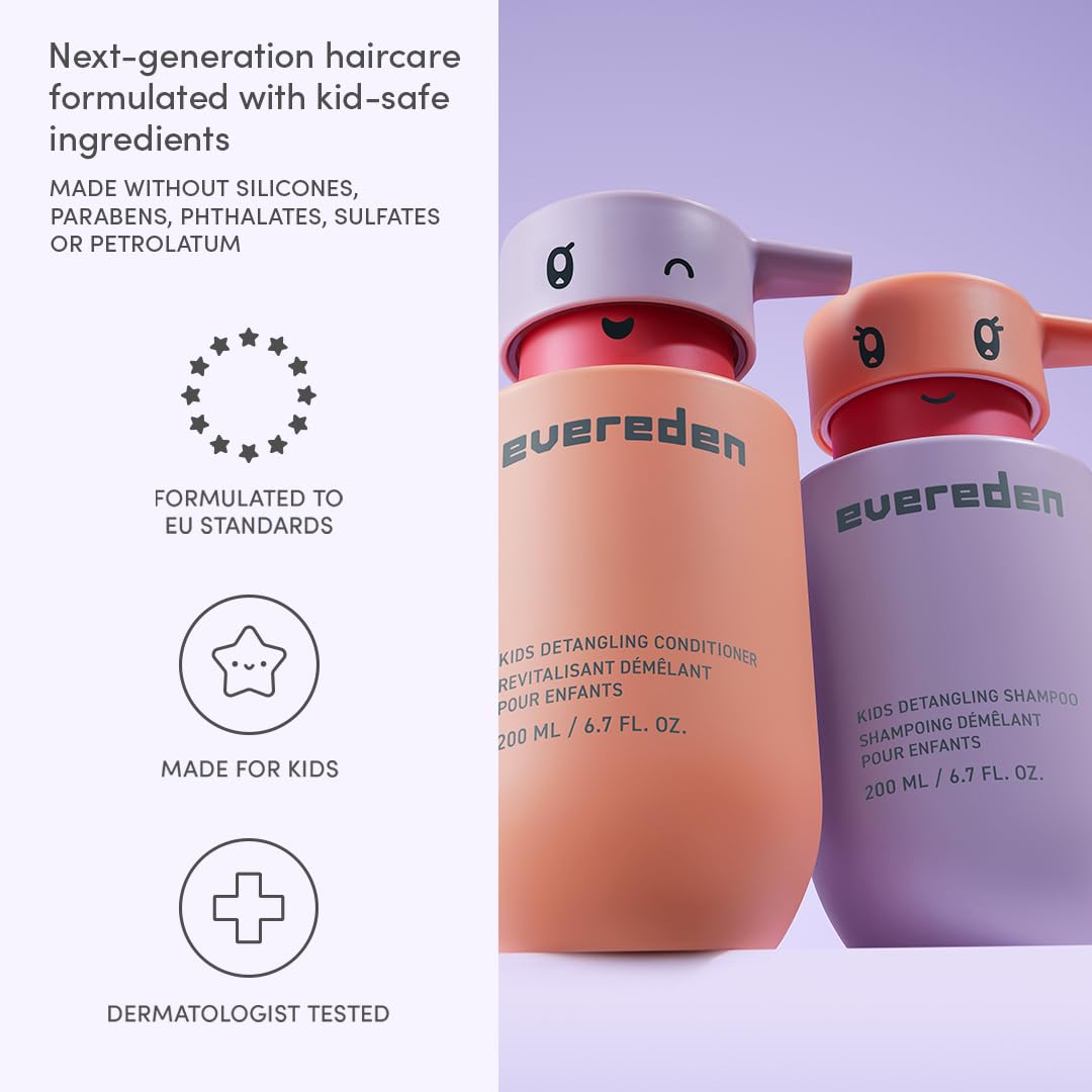 Thumbnail 6 de Evereden Kids Haircare Set: Detangling Shampoo & Leave-In Conditioner for Ages 3+