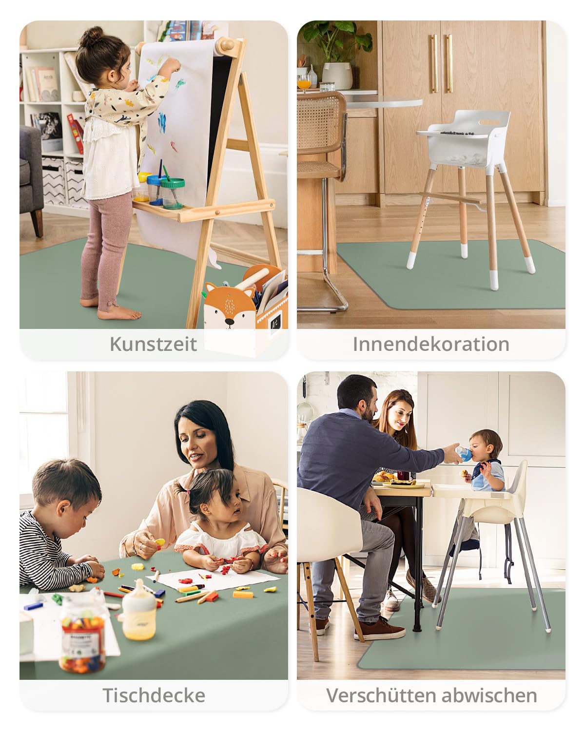 Thumbnail 6 de Blissful Diary Baby Spritzschutzmatte 128 x 128 cm