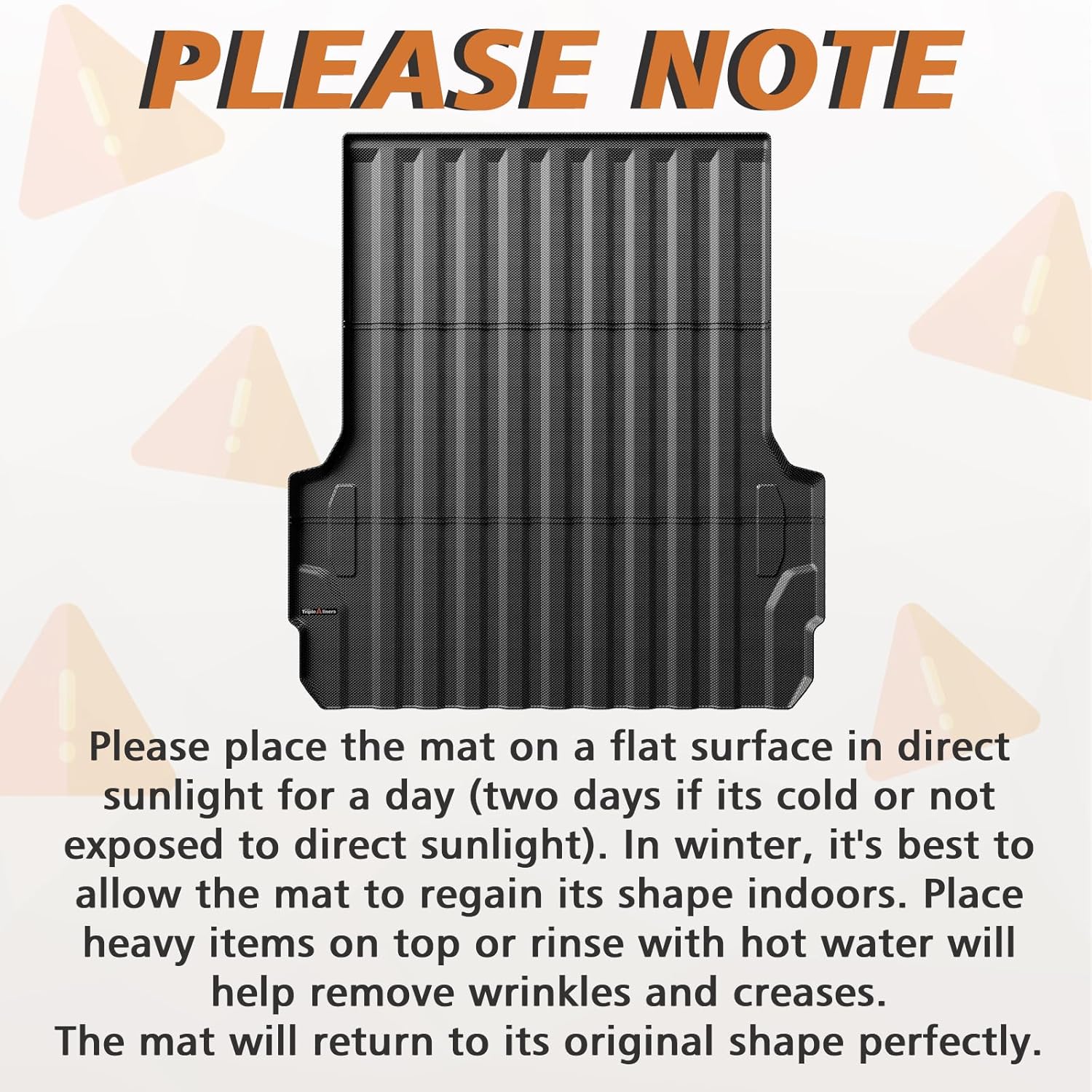 Detalle de TripleAliners TripleAliners Truck Bed Mat (5 ft) for Colorado & Canyon 2023–2024 | TPE Tailgate/Bed Liner Protection