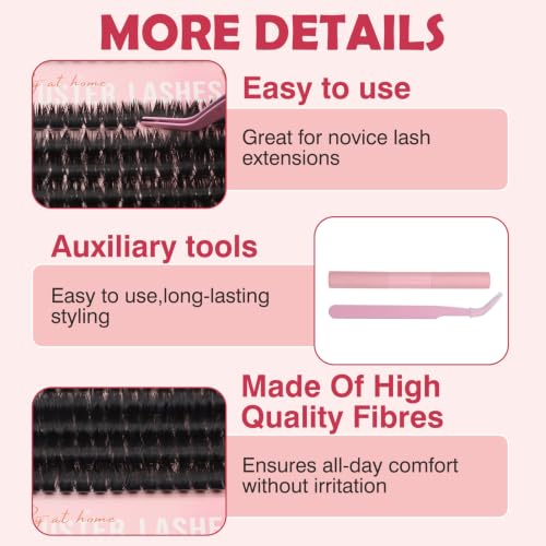 Detalle de VEGCOO 560 Ciuffetti Ciglia Finte: kit completo per look naturale o voluminoso