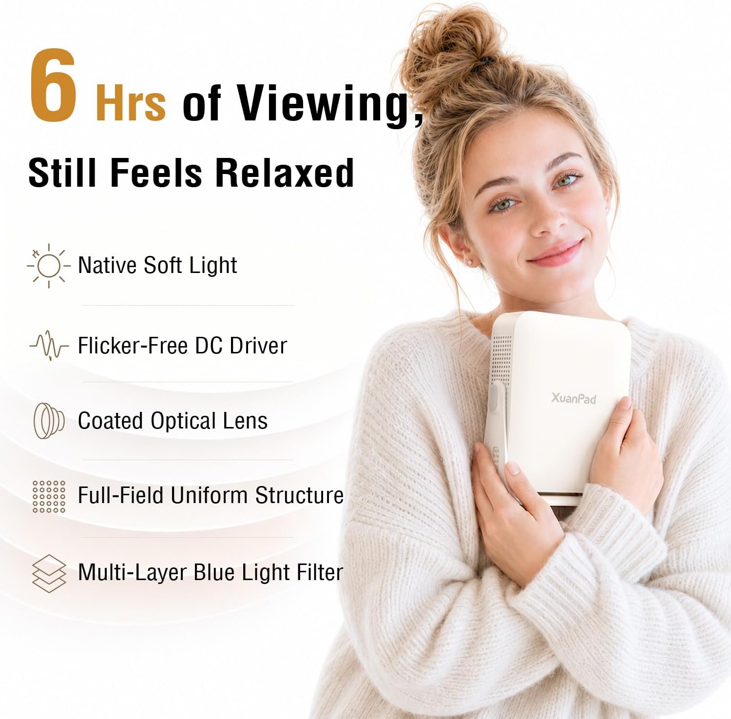 Detalle de XuanPad Mini Projector, Native 1080p