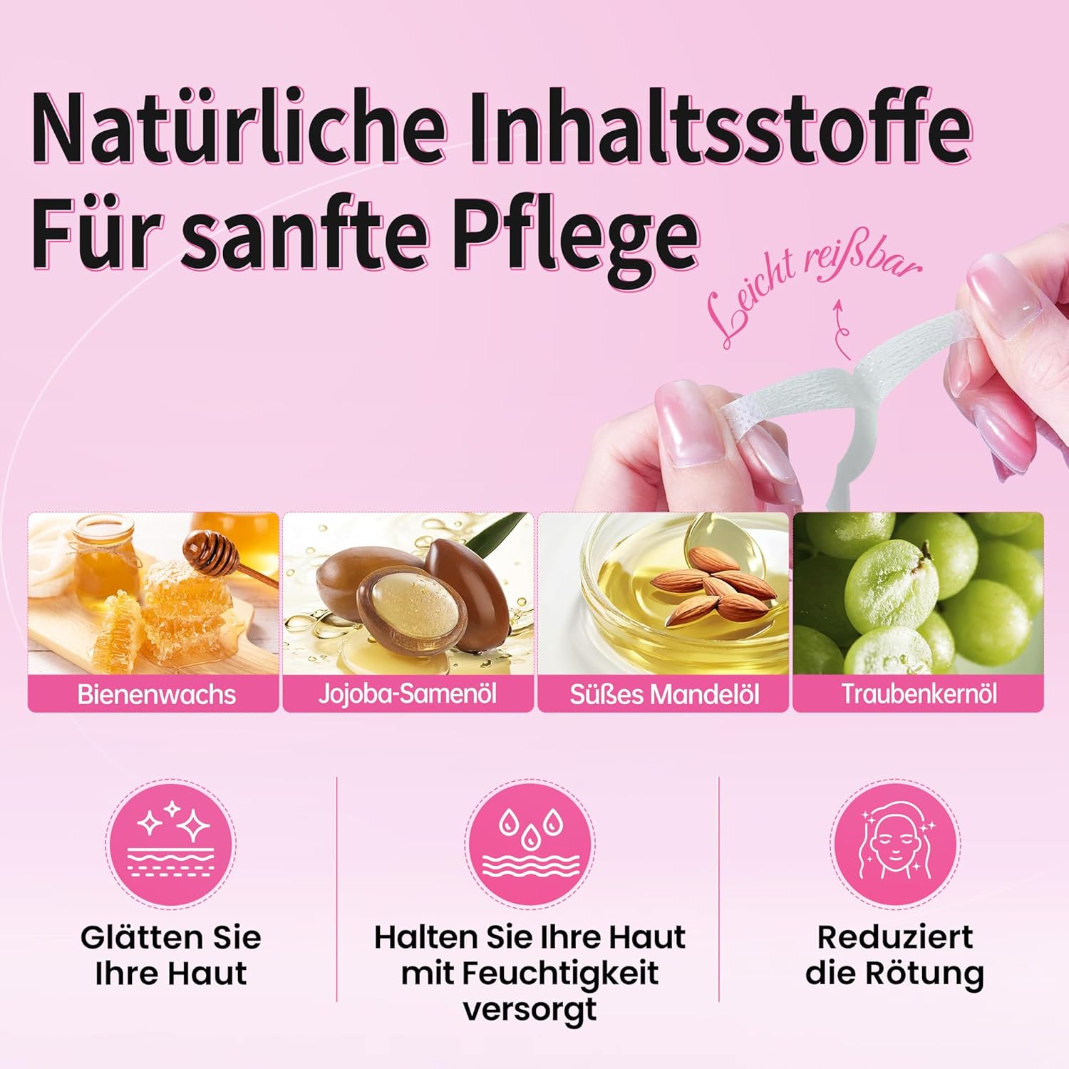 Detalle de Beauty7 Augenbrauen Wachsstreifen vorgeschnitten