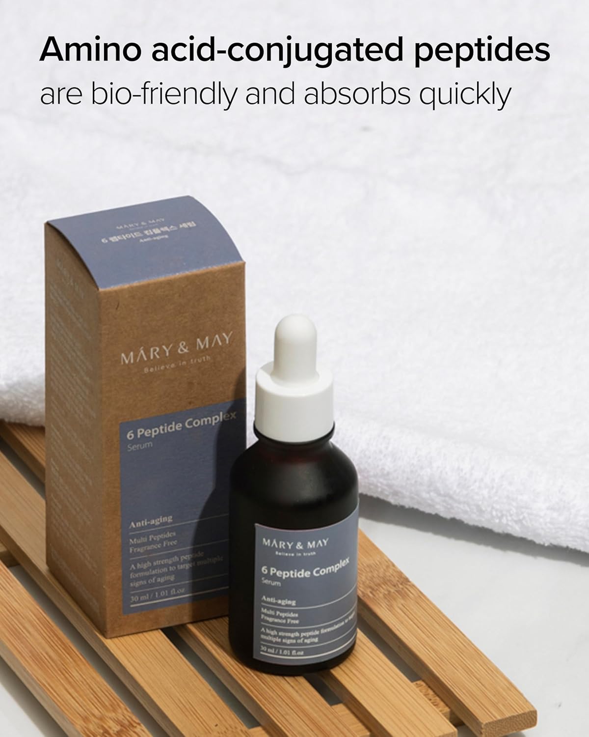 Thumbnail 3 de Mary&May Sérum Complexe 6 Peptides — Sérum anti‑rides complexe et raffermissant, sans parfum