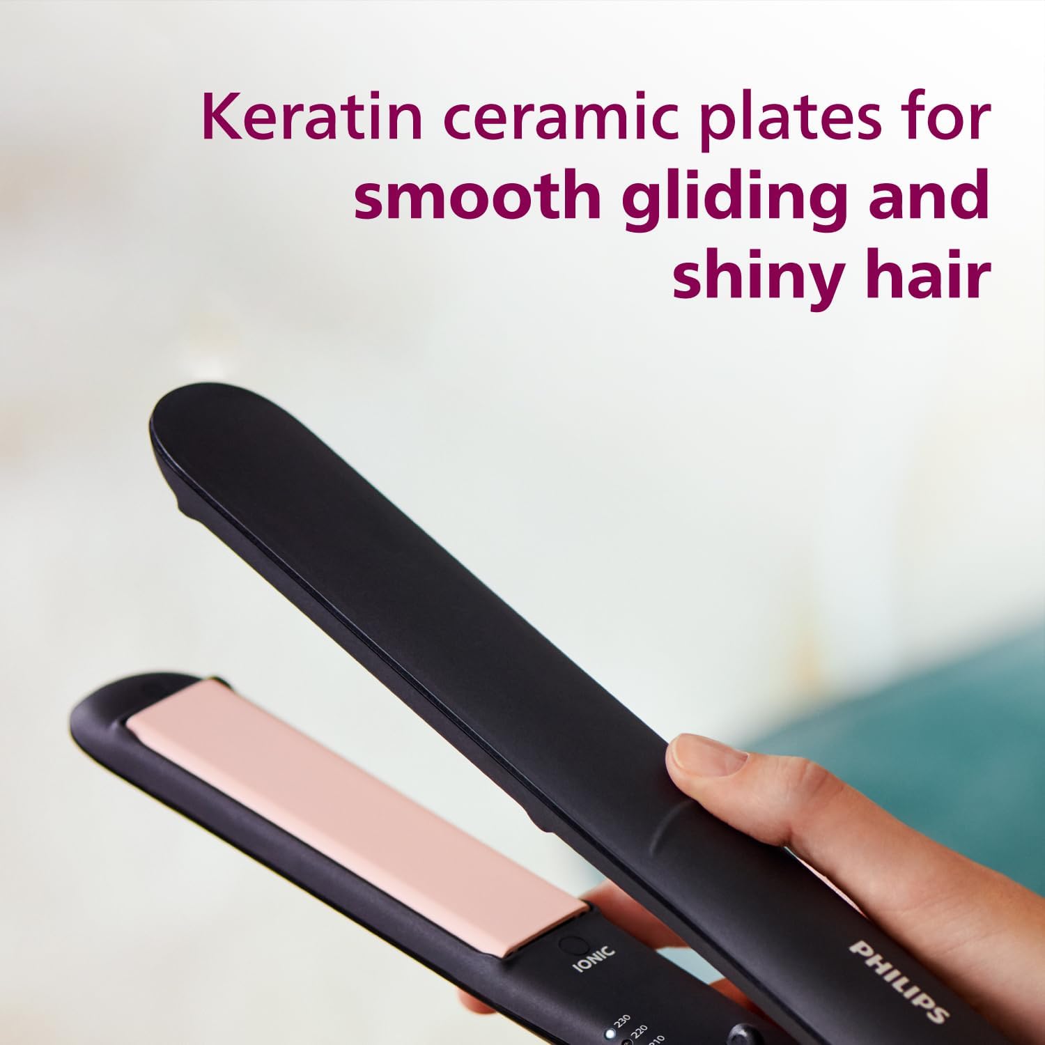 Detalle de Philips ThermoProtect BHS378 Haarglätter 230°C