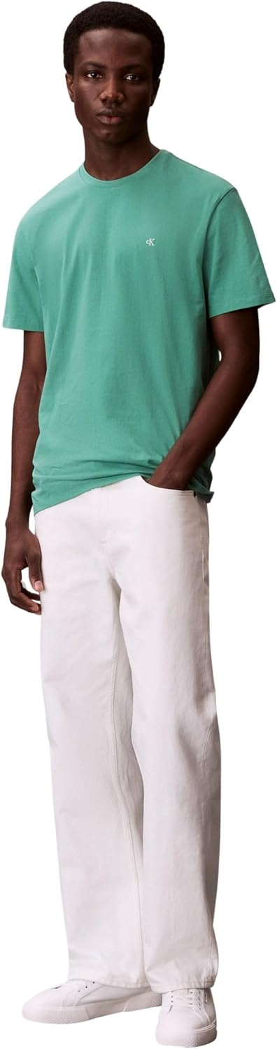 Detalle 2 de Calvin Klein SS Classic Monogram Tee Lv04rd254g – Maglietta Uomo in Cotone