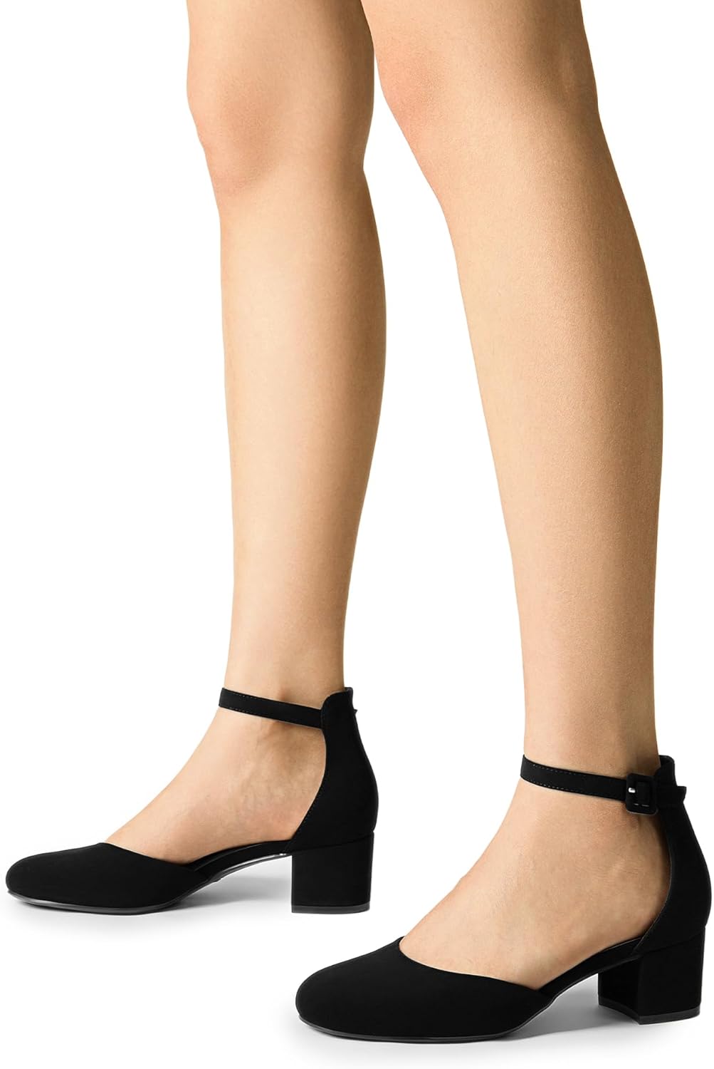 Thumbnail 6 de DREAM PAIRS Women's Closed Round Toe Low Block Heels 👠