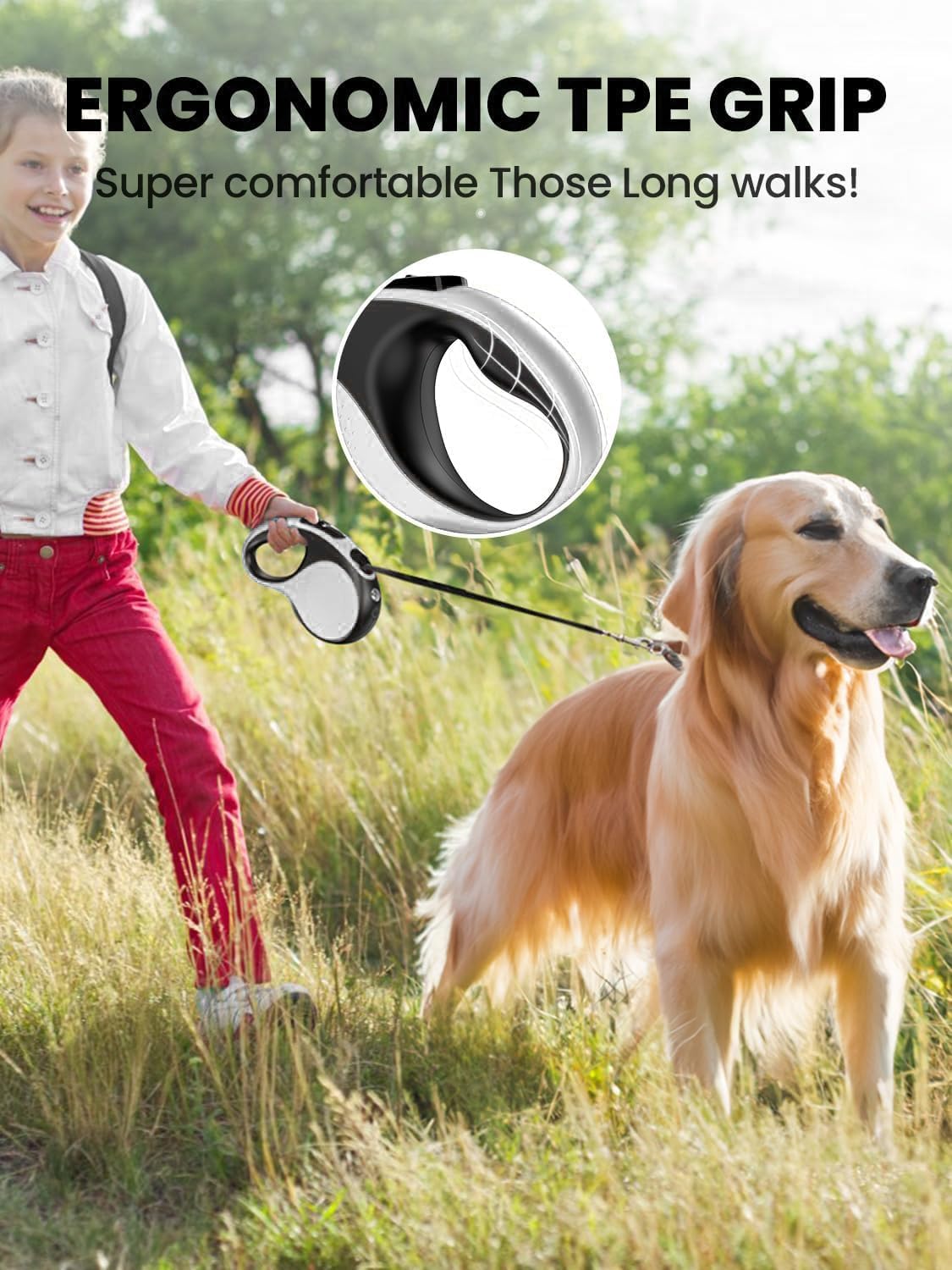 Thumbnail 6 de Extendable Dog Lead with LED Light 5M