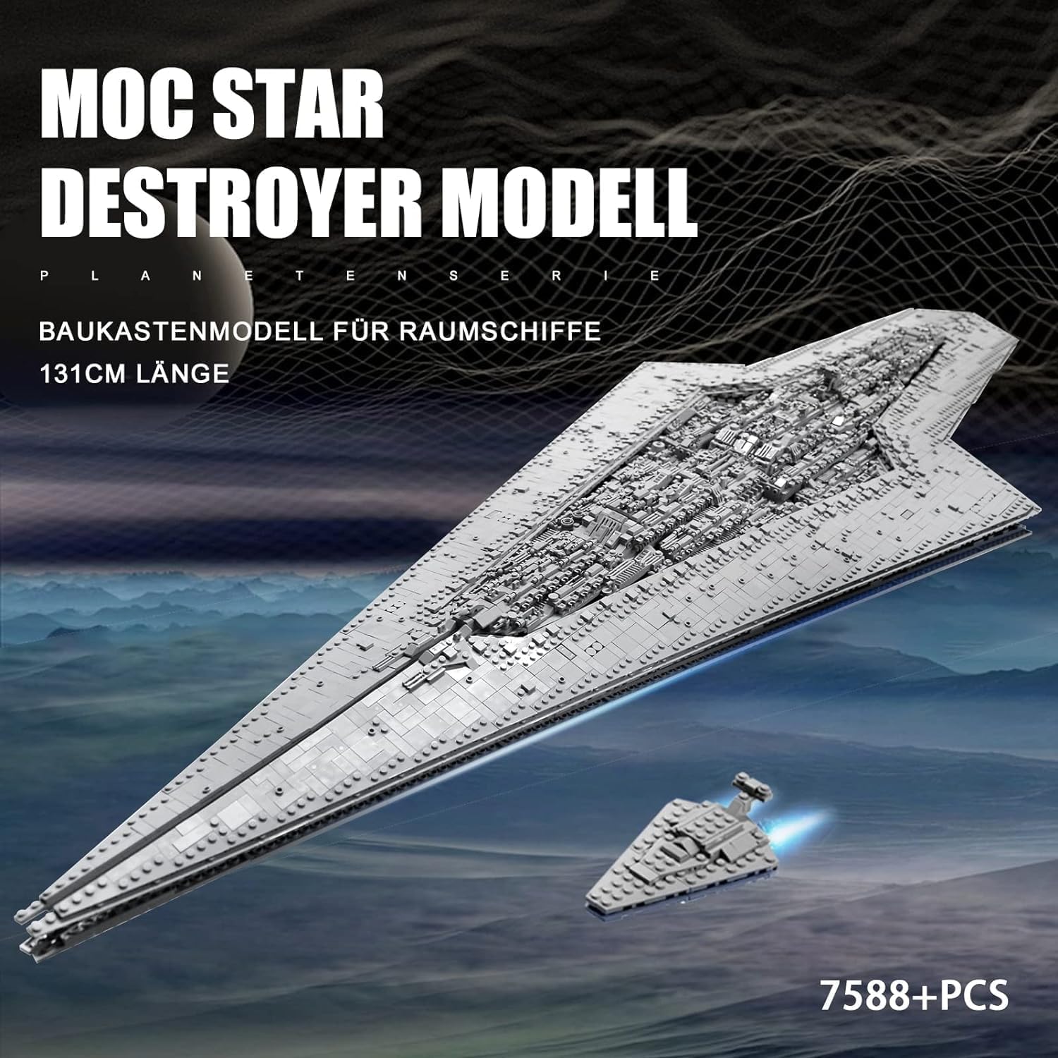 Detalle 2 de SHHFWU 13134 Sternenzerstörer Technik Modell