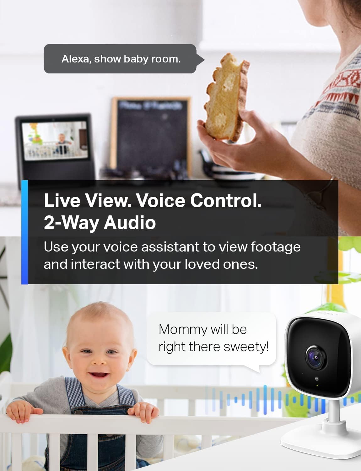 Detalle 2 de Tapo indoor security camera C100