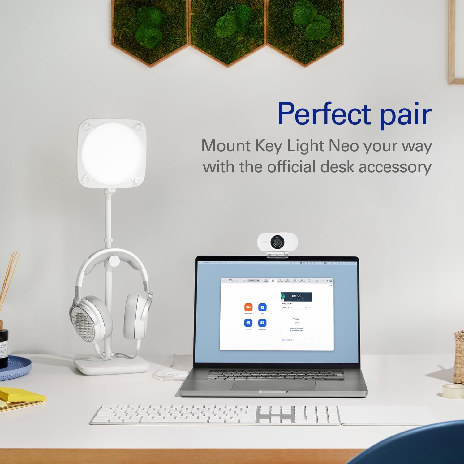 Thumbnail 4 de Elgato Stand pour Key Light Neo – Support de Bureau robuste et ajustable avec base lestée