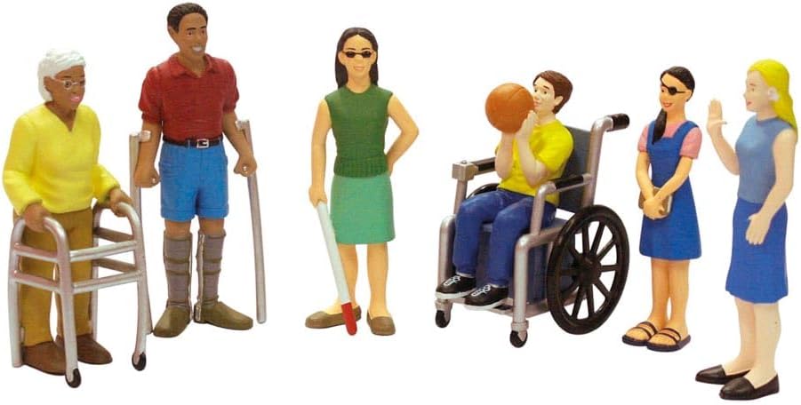 Detalle de Miniland Miniland27389 – wielobarwny zestaw figurek edukacyjnych, 14 cm
