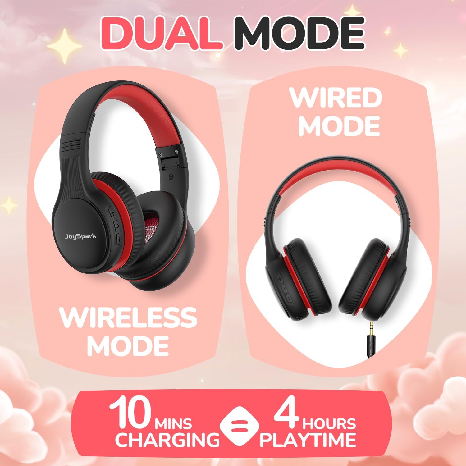 Thumbnail 5 de JoySpark B08 Kids Headphones 60 Hours