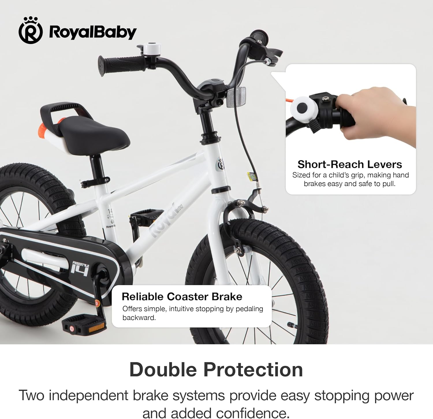 Thumbnail 5 de RoyalBaby Freestyle Kids Bike 16 Inch