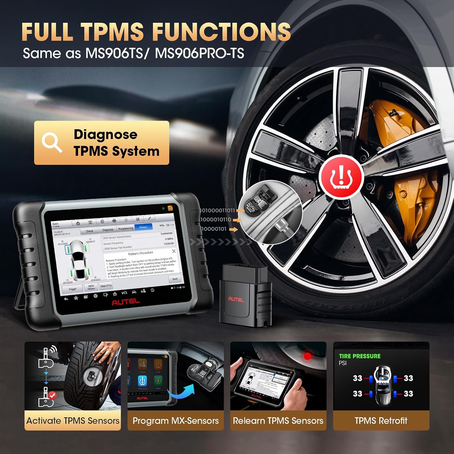 Thumbnail 2 de Autel automotive diagnostic scanner MP808S-TS