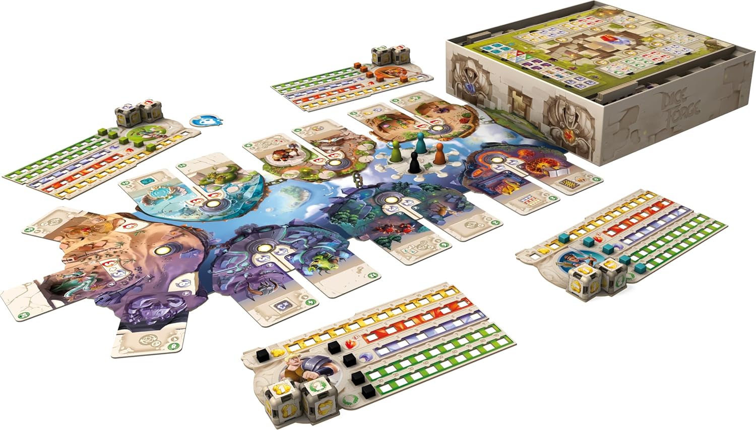 Thumbnail 2 de Dice Forge by Libellud — a crafting‑filled fantasy dice battler for 2–4 players