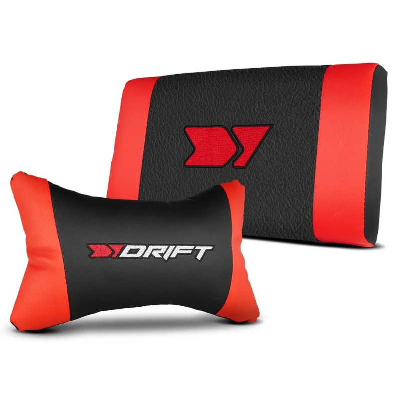 Detalle de Drift DR35: Silla Gaming Negro/Rojo