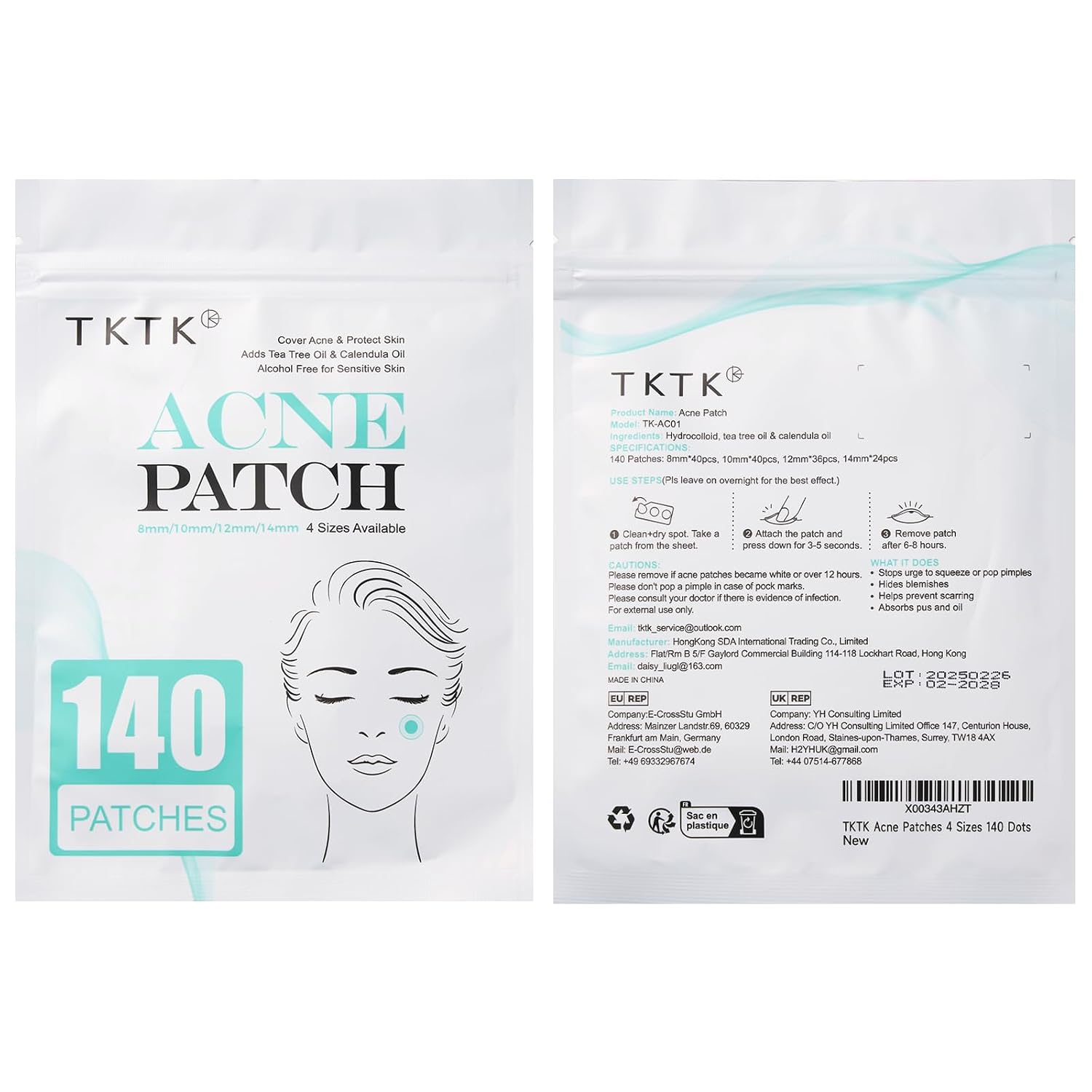 Thumbnail 6 de TKTK Pimple Patch Acne Patch 140-pack