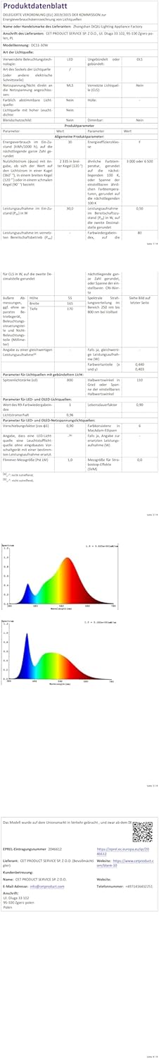 Thumbnail 6 de FGRYB 30W LED Strahler mit Bewegungsmelder
