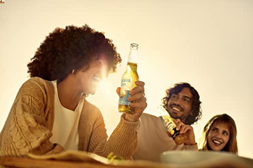 Detalle 1 de Corona Cero - Pack 24 Botellas 33cl, 0.0% Alcohol 🍻