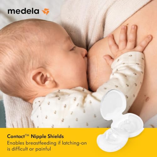 Detalle de Medela Bouts de sein en silicone Contact – 2 pièces (20 mm) avec étui