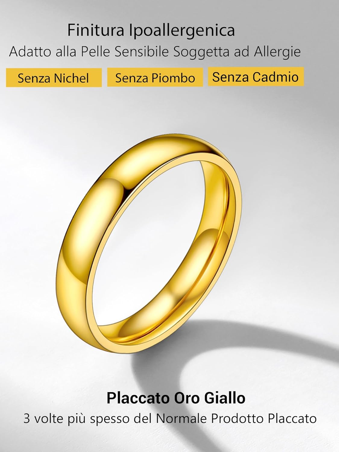 Thumbnail 6 de PROSTEEL Anello Uomo Donna Incisione Personalizzabile: In acciaio inox, Oro 18K Placcato o Nero • Confezione regalo