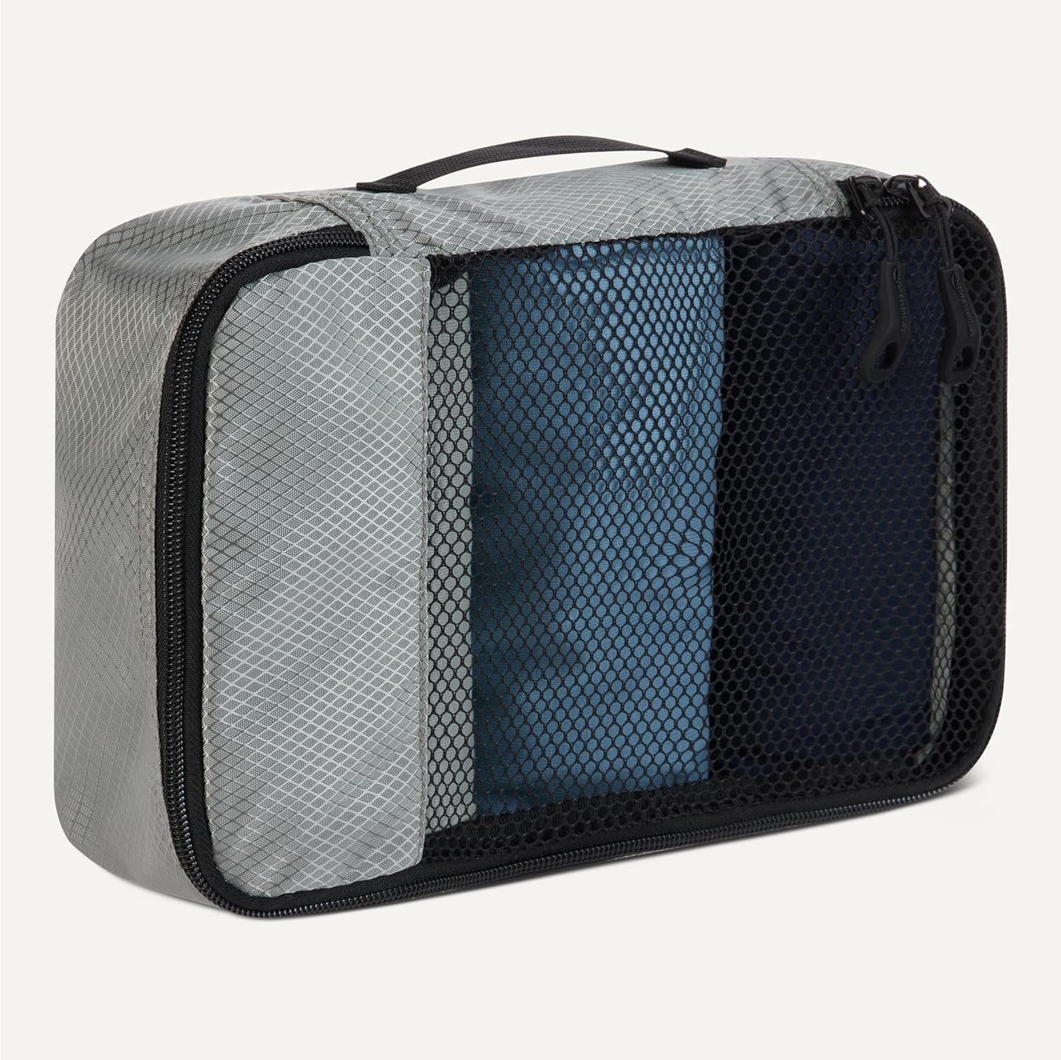 Detalle 2 de Amazon Essentials 4-Piece Packing Cubes Set: Durable, Lightweight Organisers for Travel and Home
