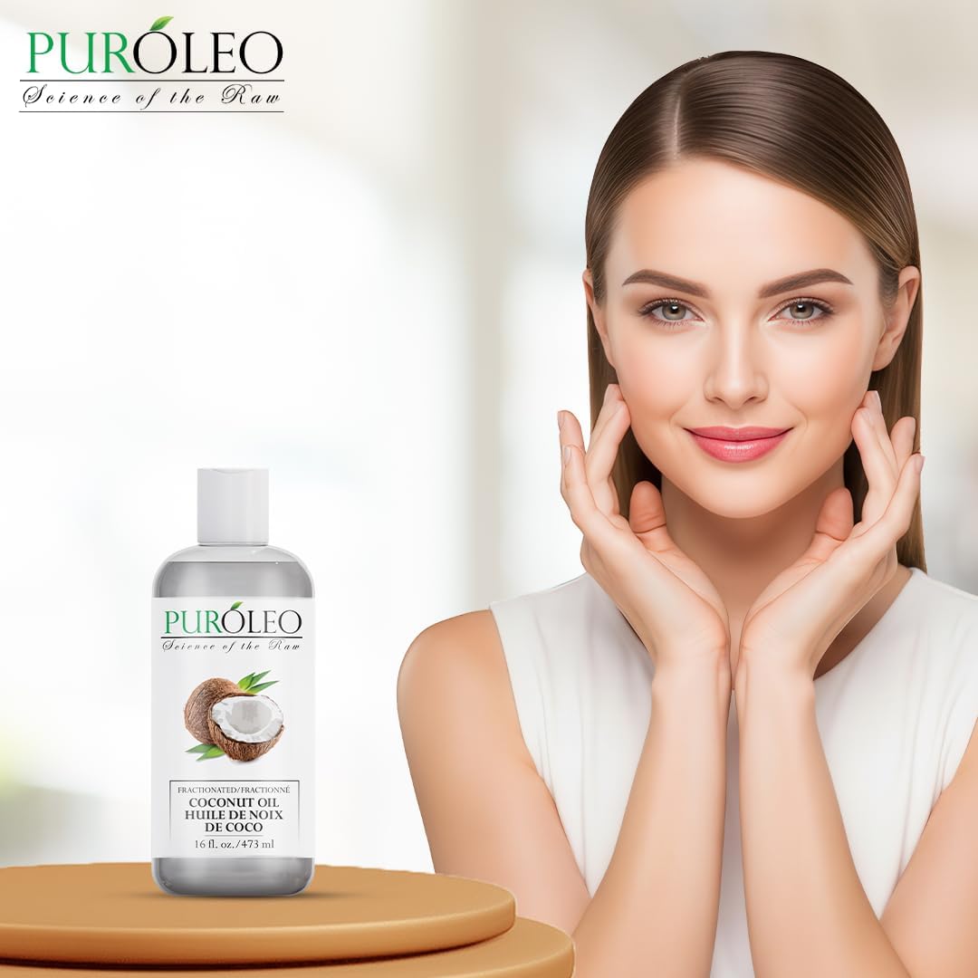 Detalle de PUROLEO Fractionated Coconut Oil 473 mL