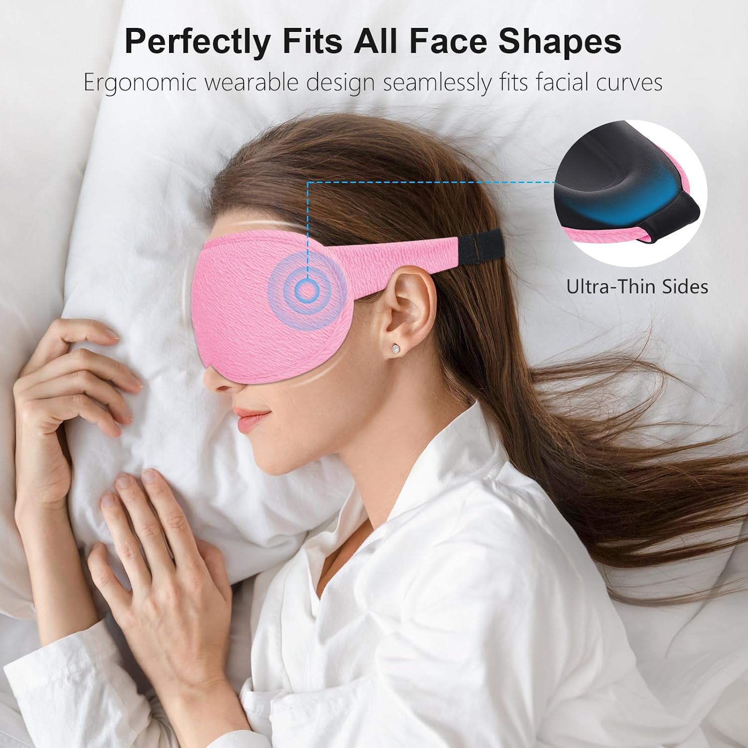 Detalle 2 de Gritin 100% Blackout Sleep Mask 3D