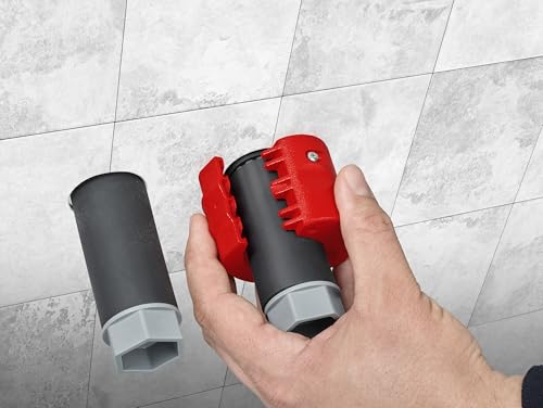 Detalle de KNIPEX BiX Schneider 90 22 10 BK – Präzises Schneiden von Kunststoffrohren und Dichthülsen