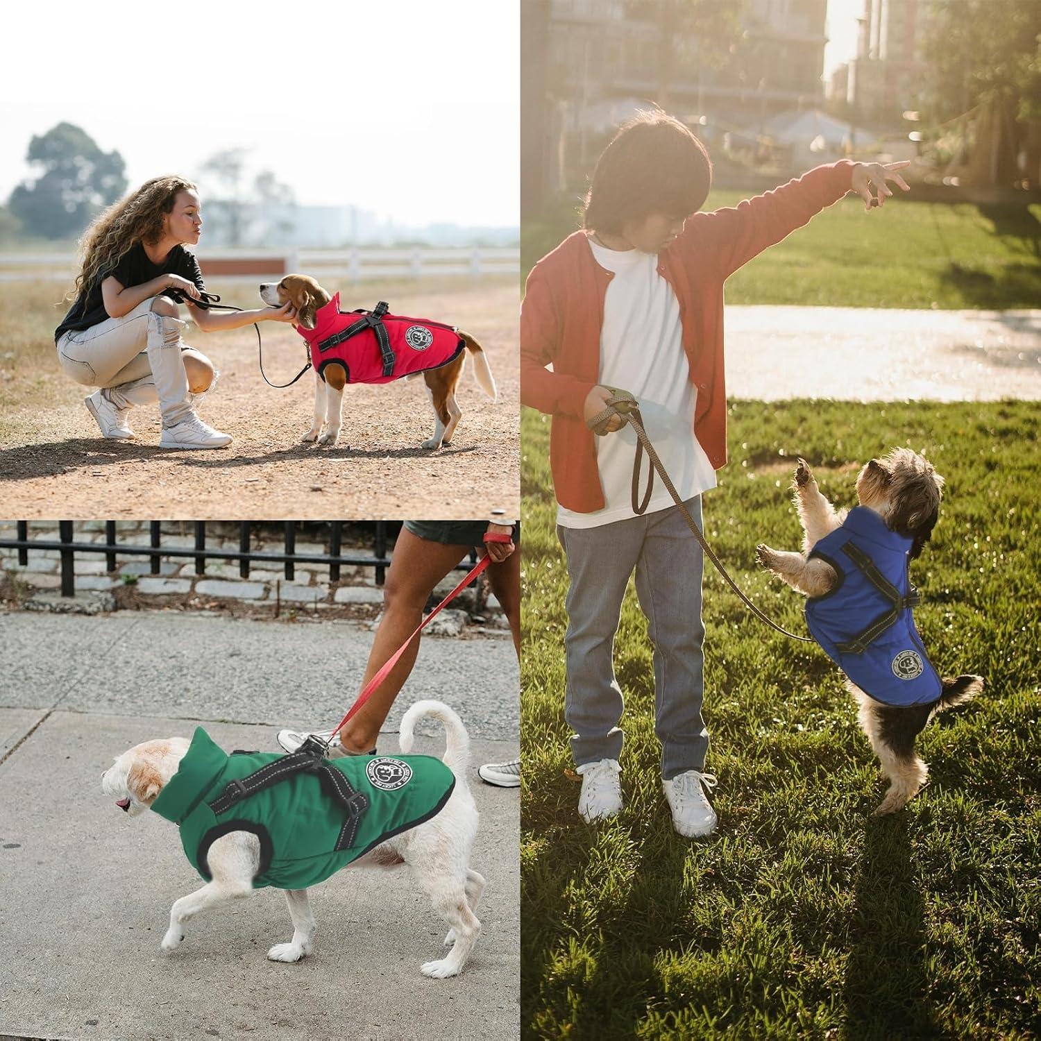Thumbnail 5 de Waterproof Dog Coat with Harness Built in 3 Sizes