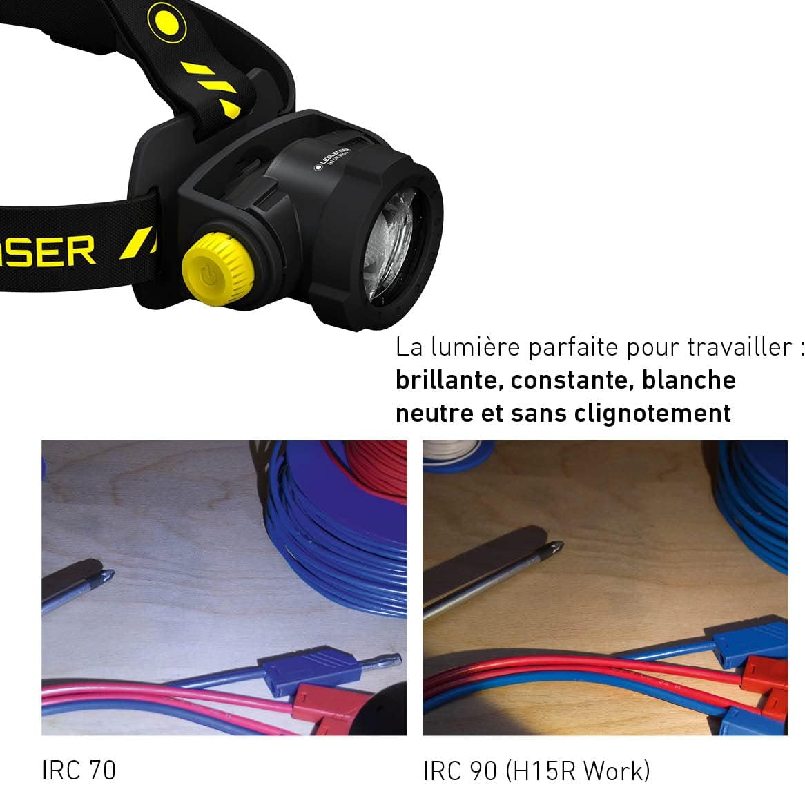 Thumbnail 3 de Ledlenser Lampe Frontale LED H15R Work: lumens puissants et fiabilité IP67