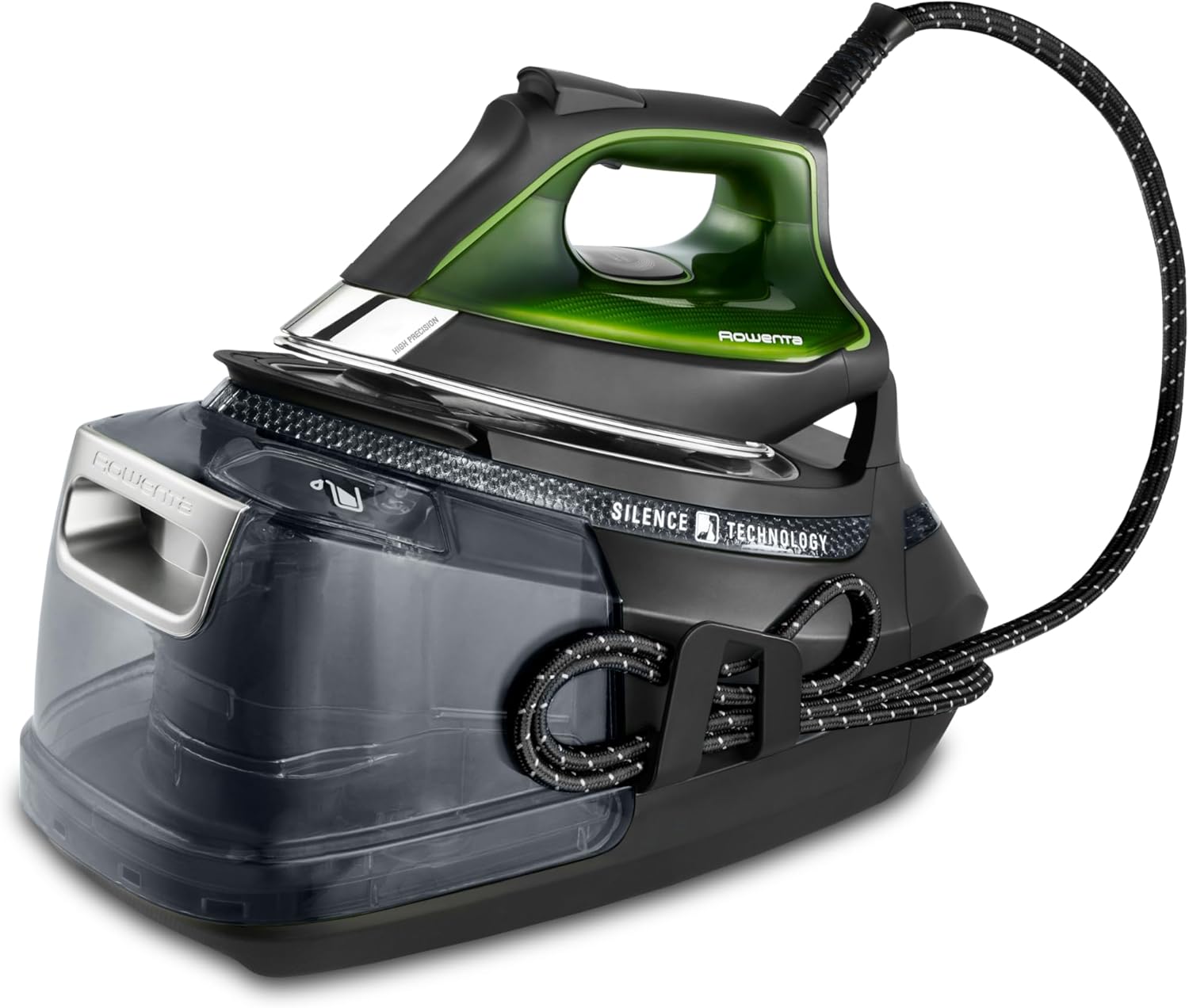 Rowenta Silence Steam Pro Centrale Vapeur DG9248F0 – 8 bars, 600 g/min et pointe de précision