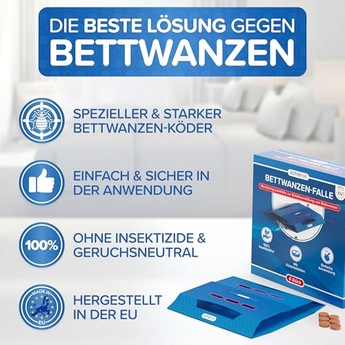 Thumbnail 1 de Bettwanzen-Falle [6 Stück] von Patronus – Monitoring zur Früherkennung