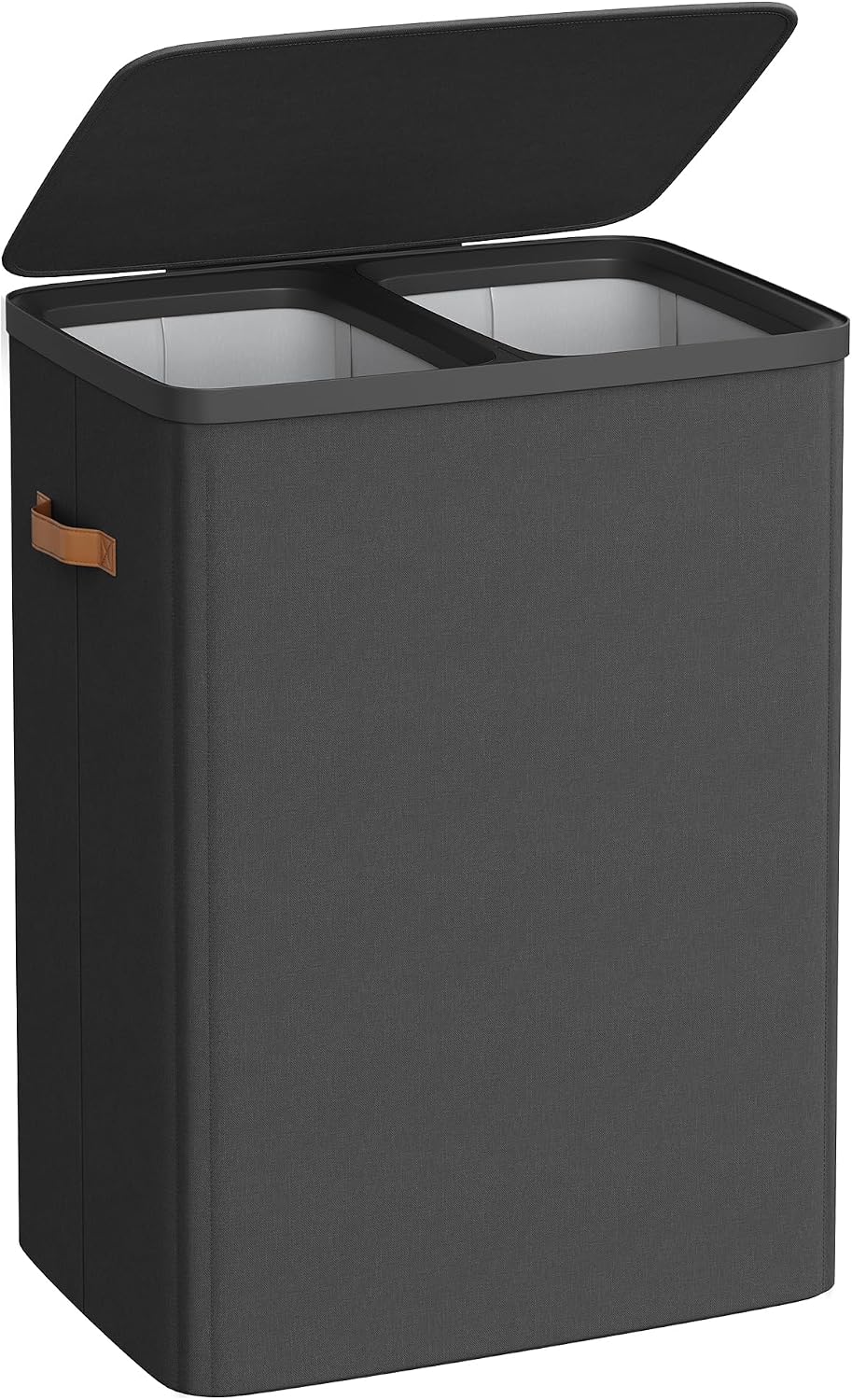Thumbnail 6 de SONGMICS BROSI LCB813L01 wasmand, 170 liter, 2 vakken, cappuccinobeige