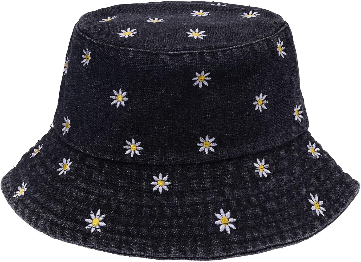 Thumbnail 6 de MILAKOO Fischerhut Damen Sommer faltbar – Unisex Bucket Hat aus Baumwolle/Denim mit Stickerei