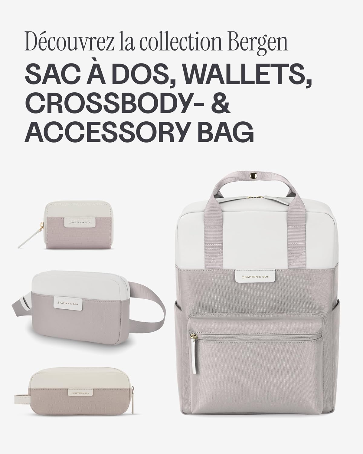 Detalle de Kapten & Son Bergen Pro Wallet S Muted Clay – Portefeuille minimaliste et élégant