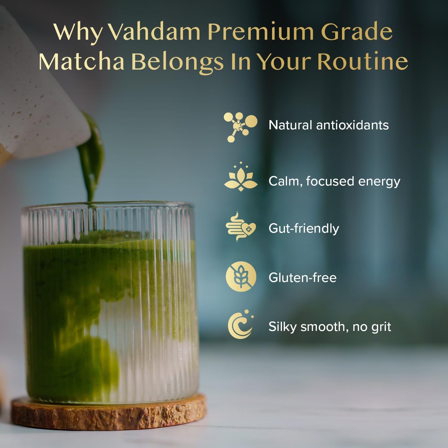 Thumbnail 4 de VAHDAM Premium Matcha Grüntee 50g