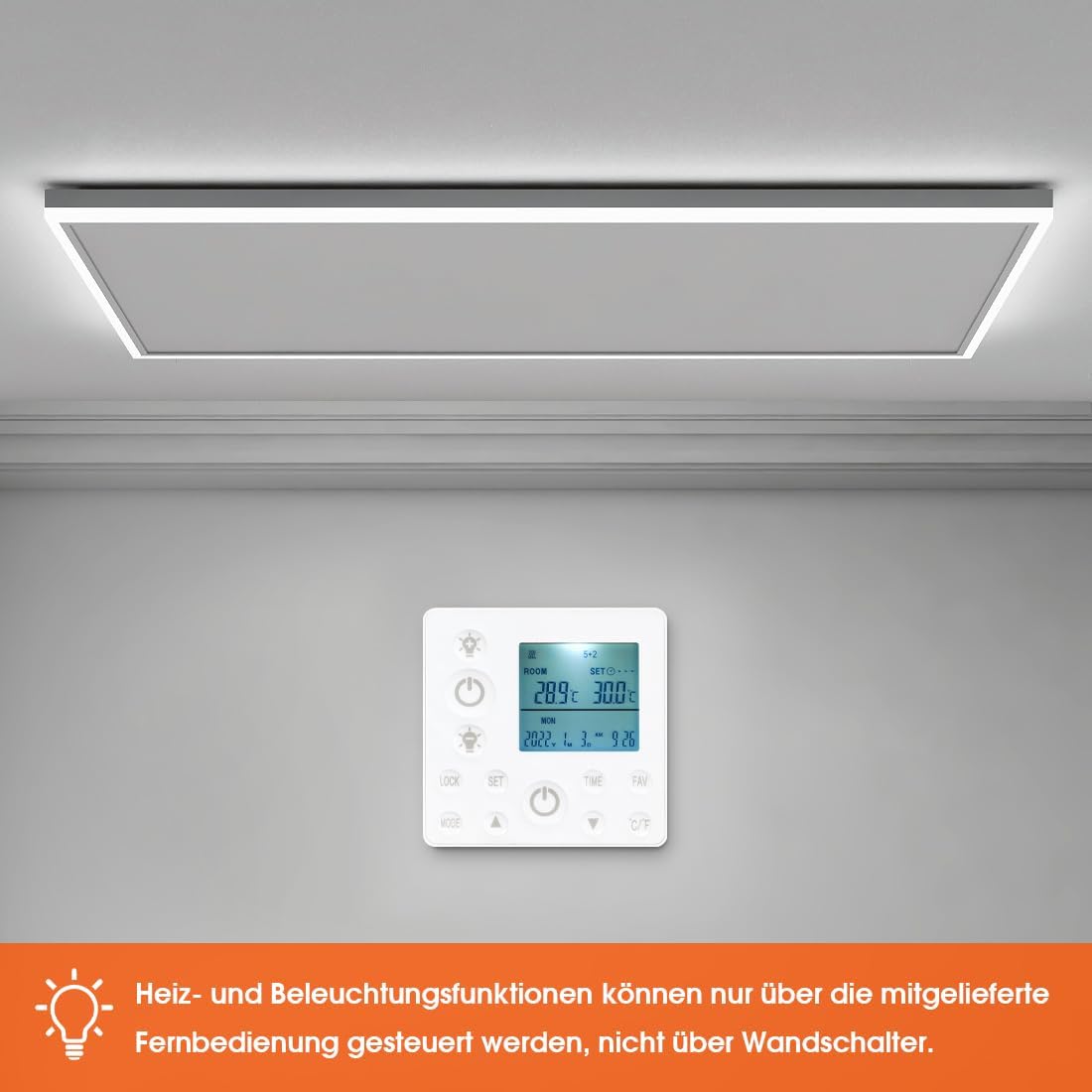 Detalle de Calefacción por infrarrojos techo 700 W