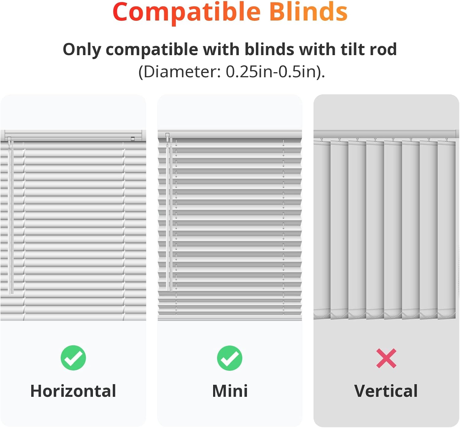 Detalle de SwitchBot Smart Motorized Blinds Kit 3-pack