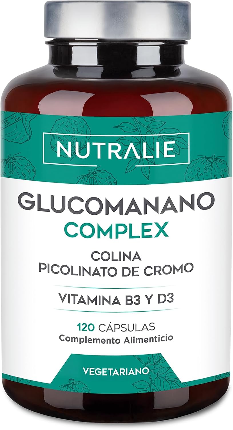 Detalle de Glucomanano 3000mg Complex 120 cápsulas