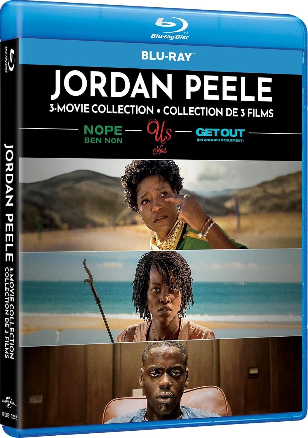 Detalle 2 de Jordan Peele 3-Movie Collection Blu-ray with Three Films and Bonus Features