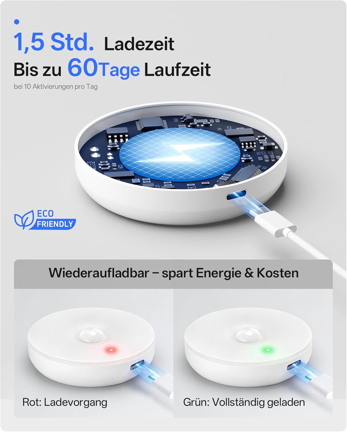 Thumbnail 2 de Homelist Nachtlicht mit Bewegungsmelder 6er-Set