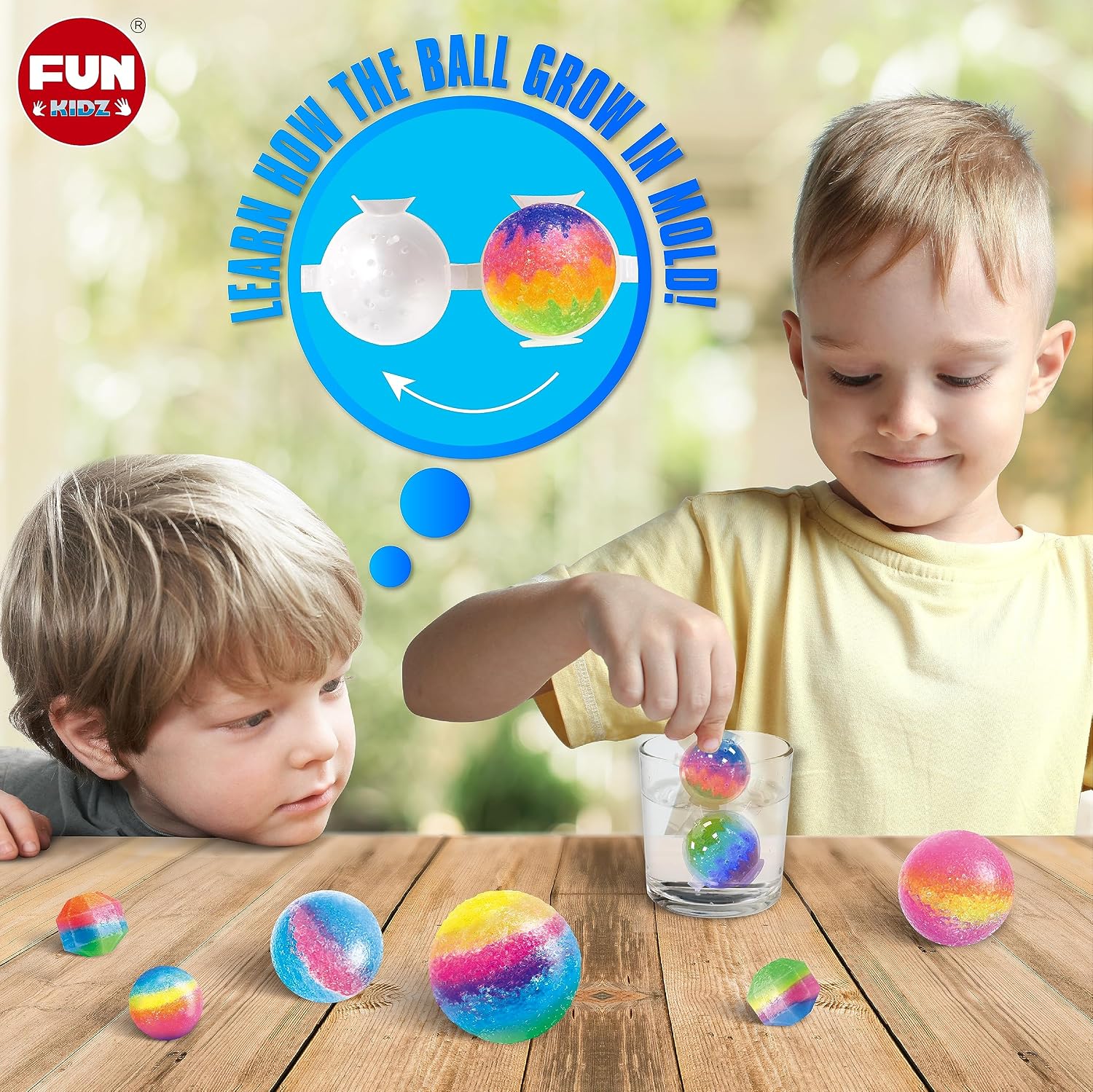 Thumbnail 4 de FunKidz Big Bouncy Ball Kit for Kids DIY Kit 🎈