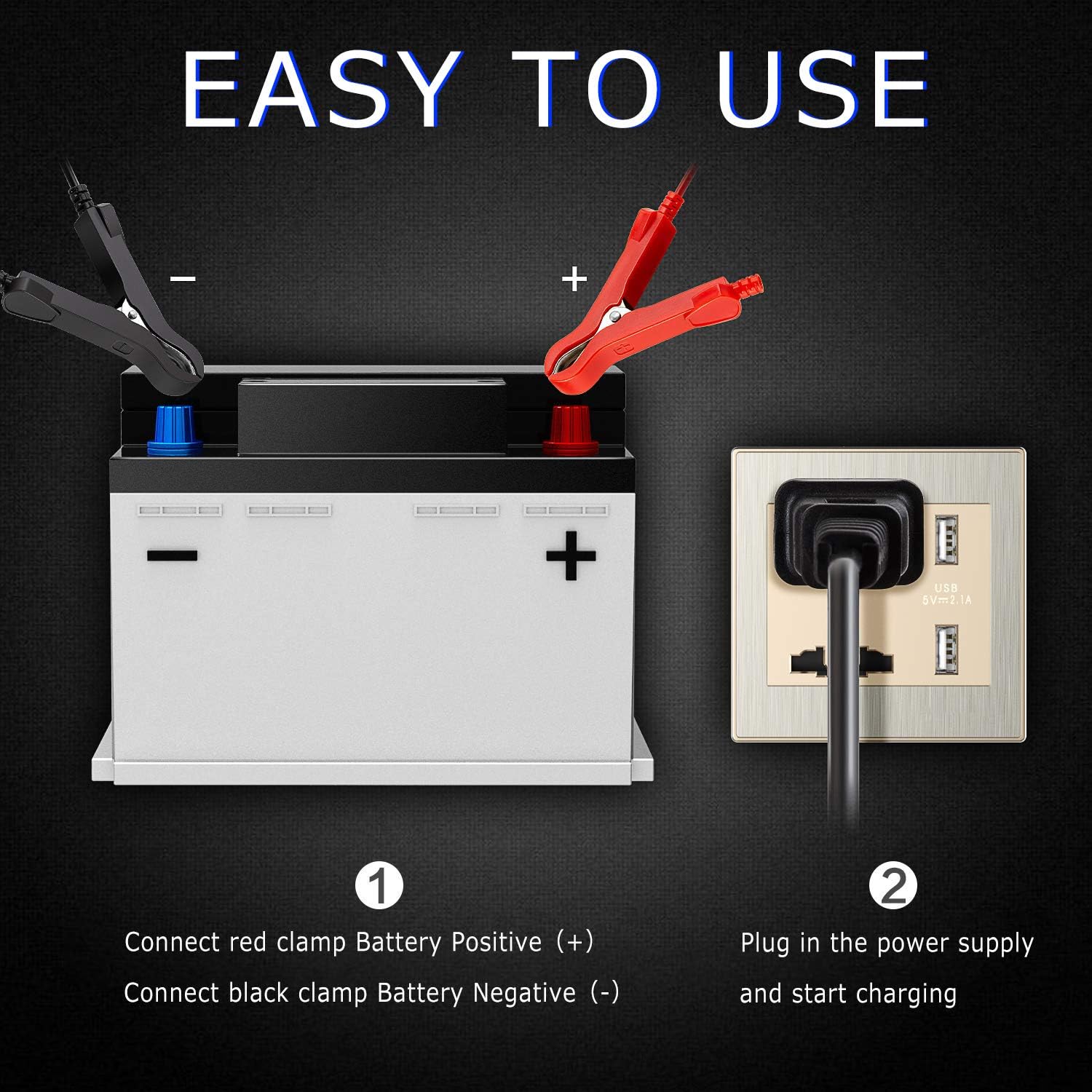 Thumbnail 6 de 12V 6Amp Smart Car Battery Charger